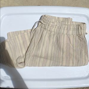 Anthropologie linen shorts